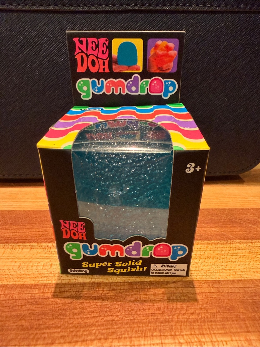 NWT NEEDOH Gumdrop Squishy Toy - Blue